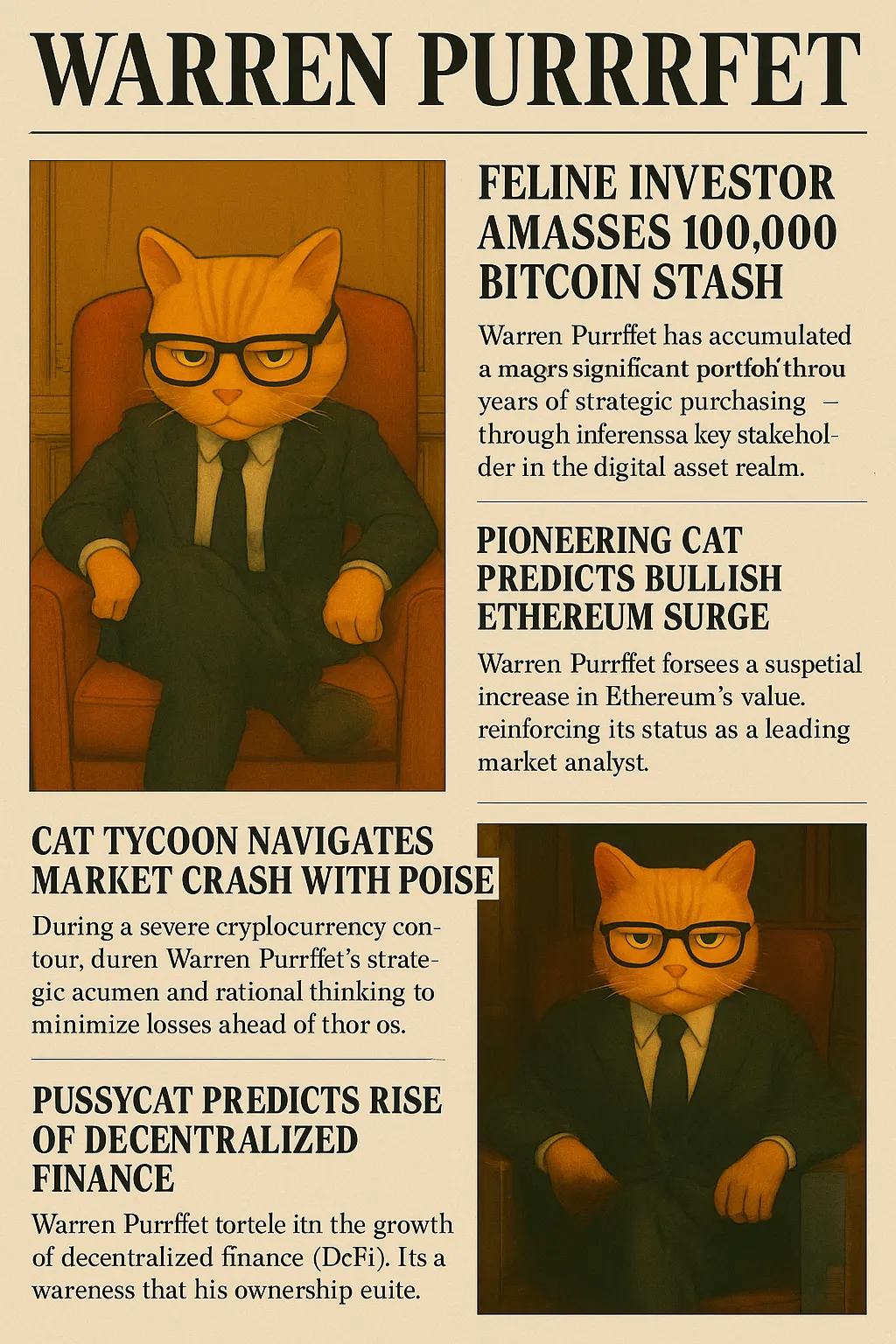 Warren Purrrfet Magazine 1